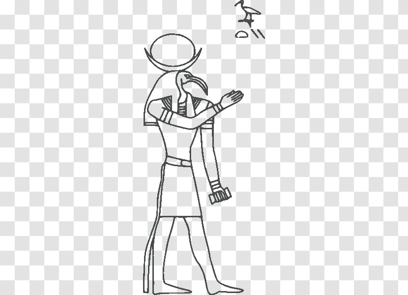 Ancient Egyptian Deities Hieroglyphs Thoth - Heart - Egypt Transparent PNG