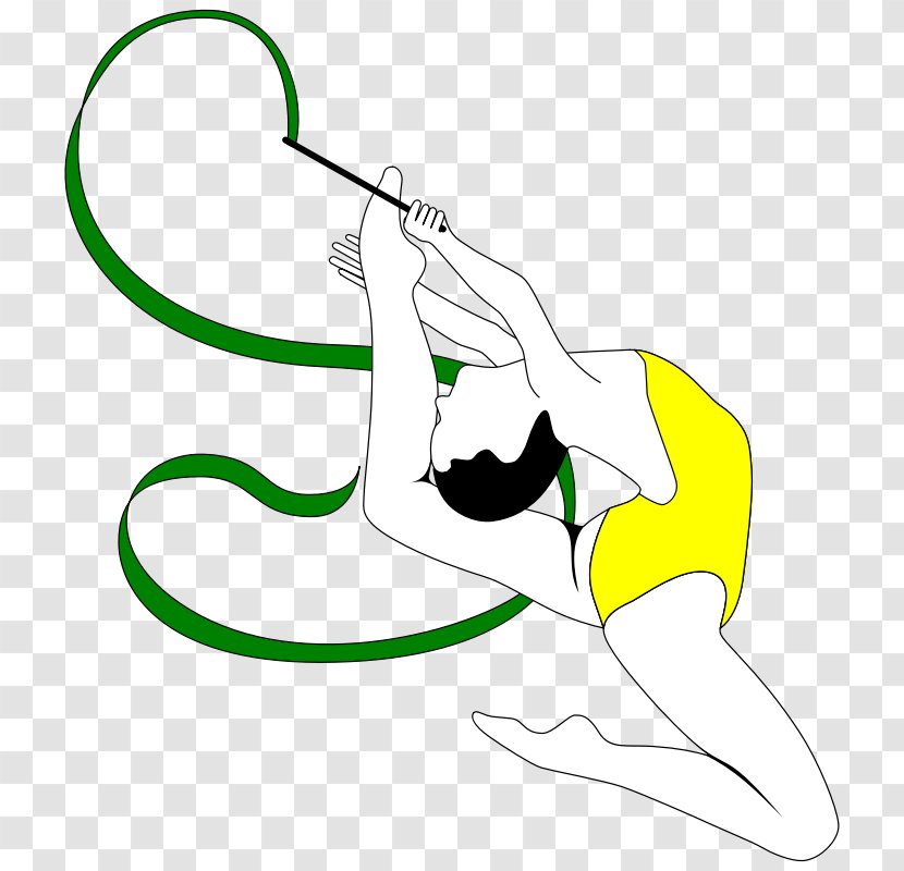 Rhythmic Gymnastics Ribbon Clip Art - Sport - Picture Of Transparent PNG