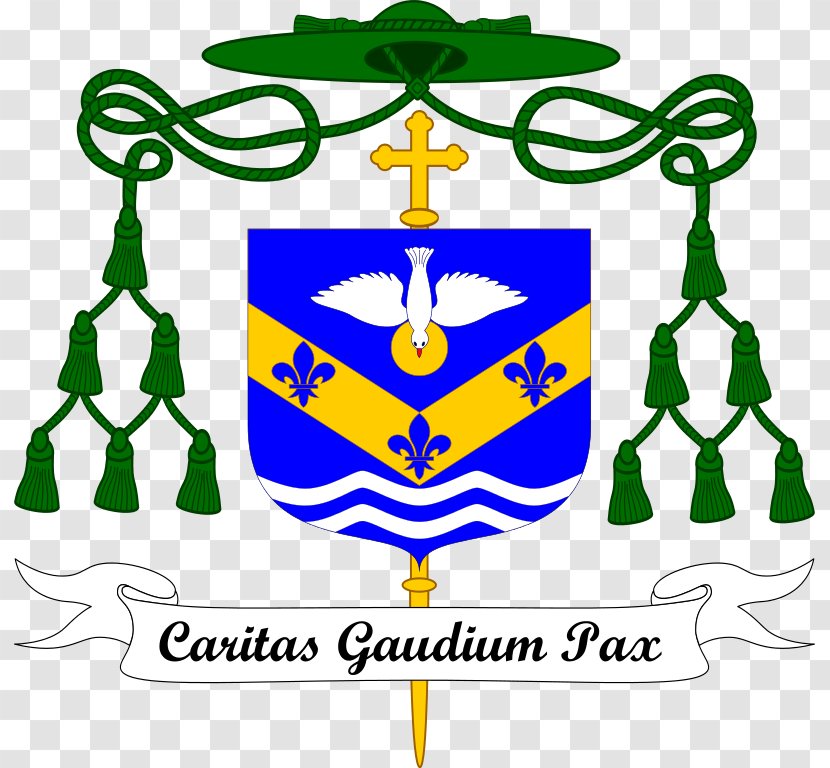 Almo Collegio Capranica Quiapo Church Bishop Coat Of Arms Monsignor - Artwork - Reverend Transparent PNG