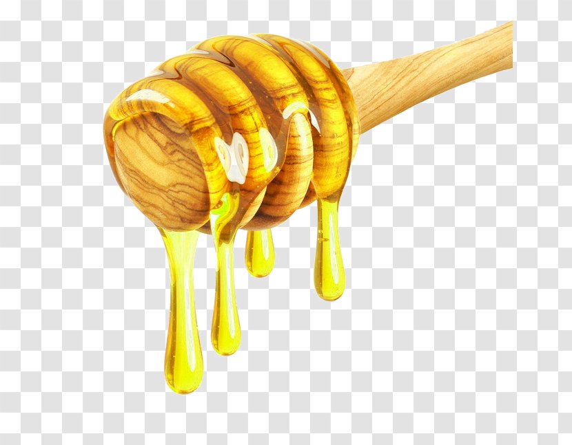 Honey Sweetness Food Ingredient Sugar - Bee - Golden Sweet Decorative Patterns Transparent PNG