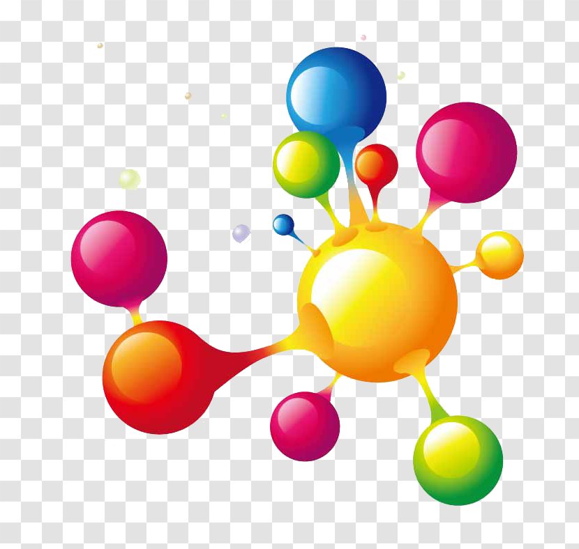 Molecule Color Chemistry Chemical Bond - Sphere - Ball Transparent PNG