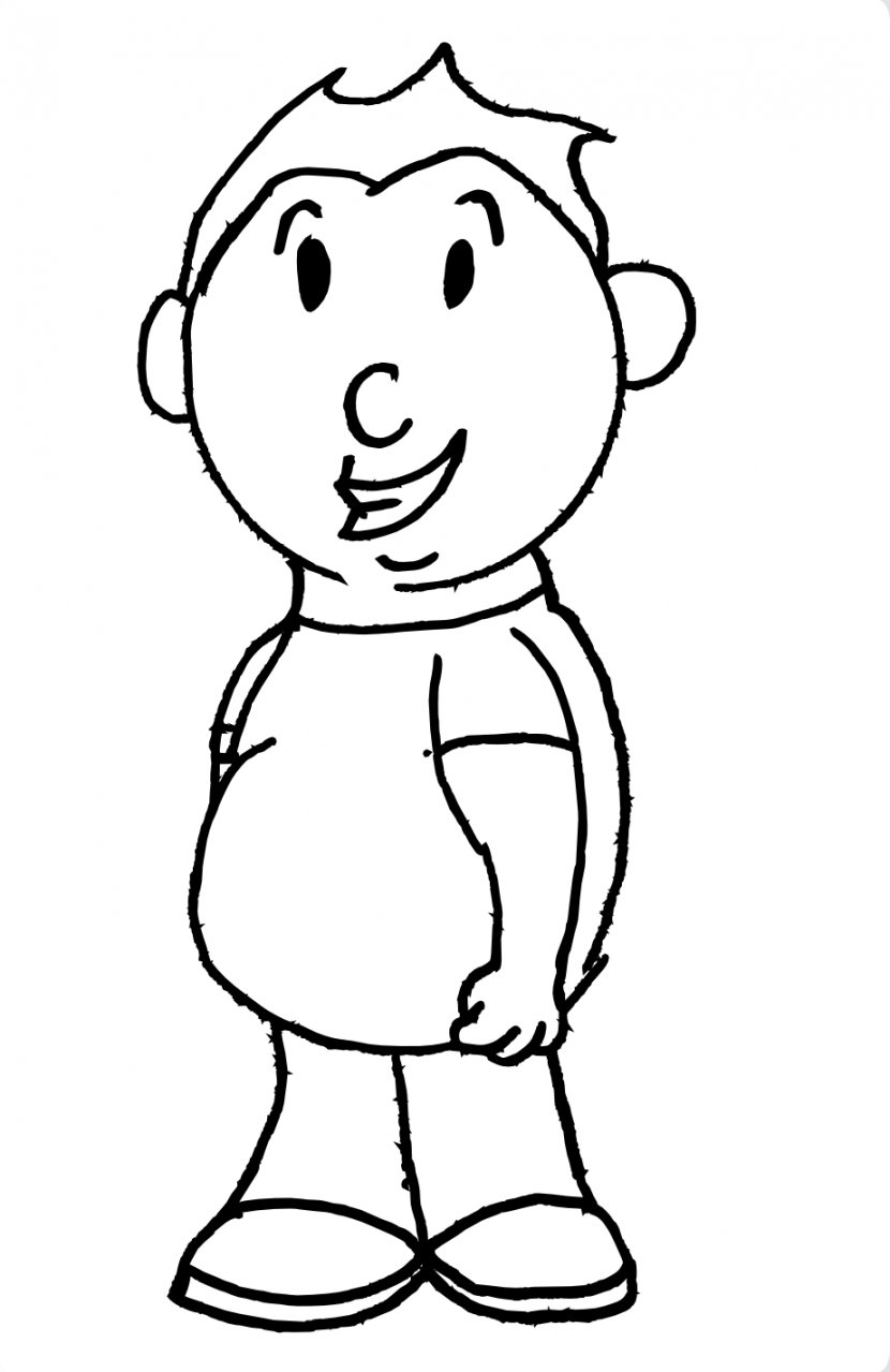 Drawing Cartoon Character Sketch - Tree - Drawings Of People Transparent PNG