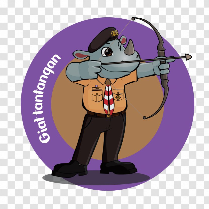 Mammal Animated Cartoon Character - Logo Pramuka Transparent PNG