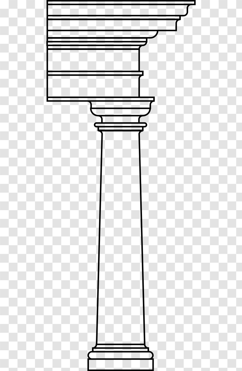 Tuscan Order Classical Entablature Ionic Ancient Roman Architecture - Rectangle - Column Transparent PNG