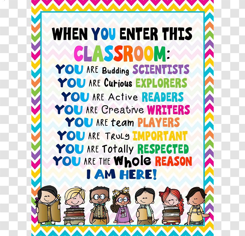 Classroom Teacher Motivational Poster - Teacherspayteachers - Kindergarten Posters Transparent PNG
