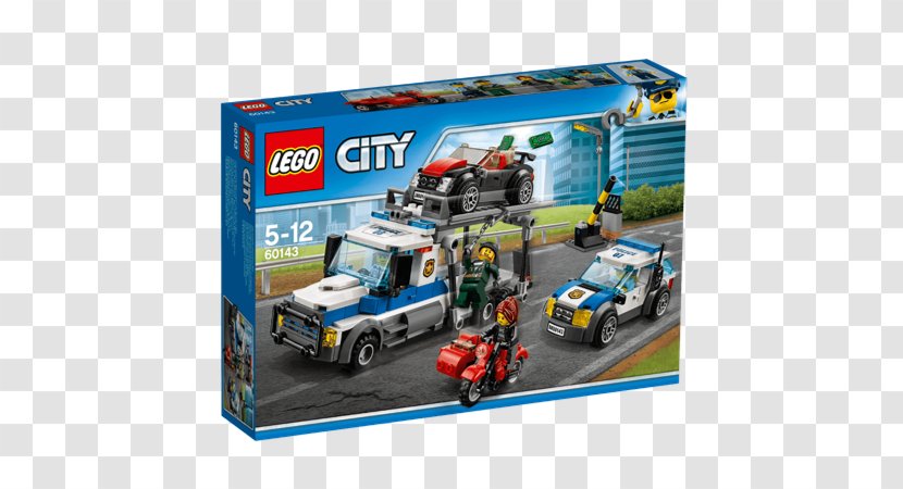 Lego City LEGO 60143 Auto Transport Heist Car Toy - Police Aviation Transparent PNG