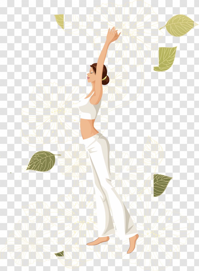 Yoga - Cartoon - Beauty Transparent PNG