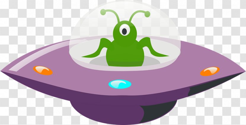 Unidentified Flying Object Clip Art - Vertebrate - Alien Cartoon Transparent PNG