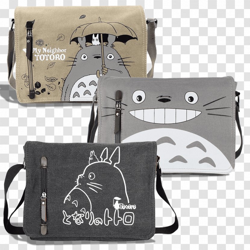 Handbag Messenger Bags My Neighbor Totoro Canvas Ghibli Museum - Cartoon - Neigbor Transparent PNG