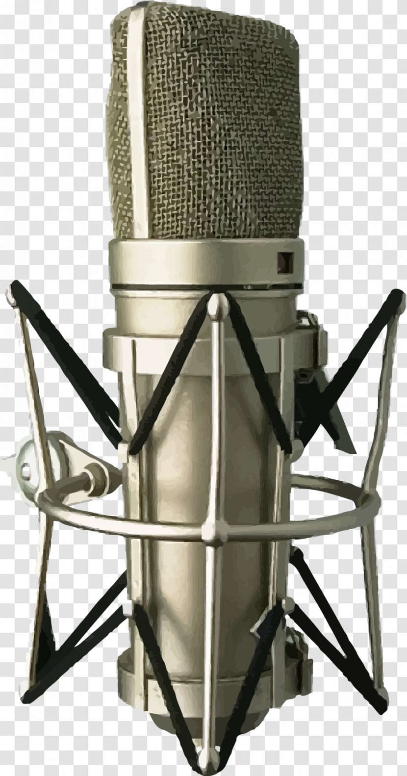 Microphone Voice-over Recording Studio Jingle - Flower - Wheat Transparent PNG