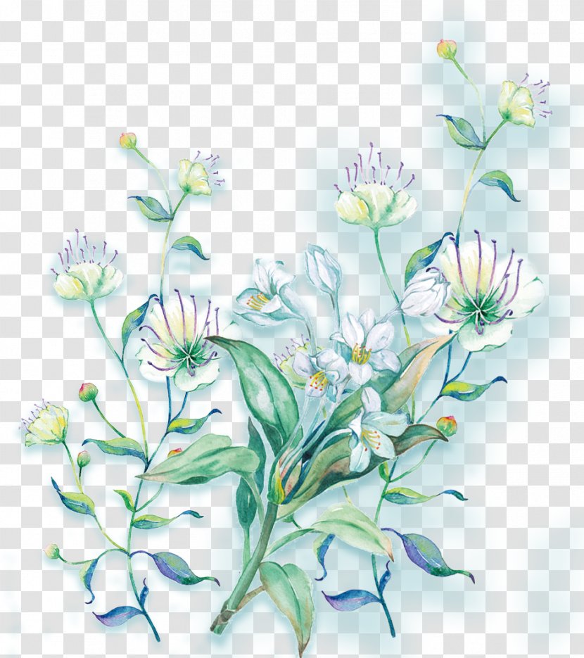 Floral Design Flower Bouquet Nosegay - Pattern - Decorative Small Fresh Flowers Material Transparent PNG