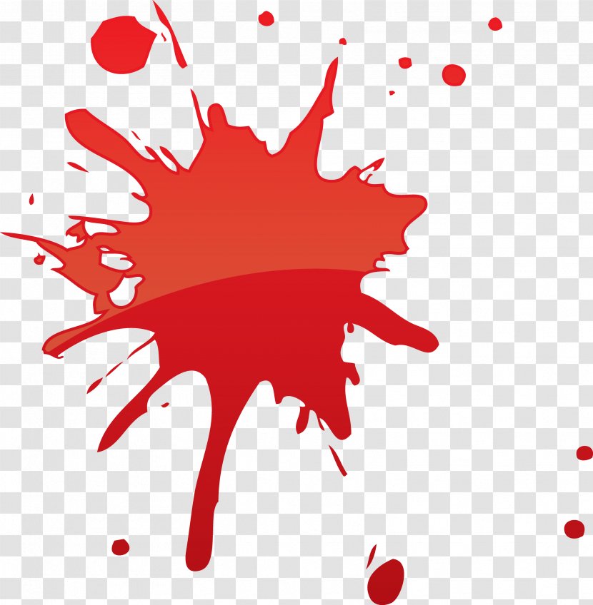 Blood Euclidean Vector - Liquid - A Large Area Of Spitting Transparent PNG