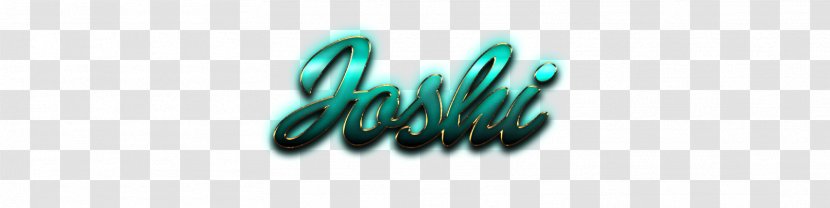 Logo Teal Turquoise Font - Name Transparent PNG