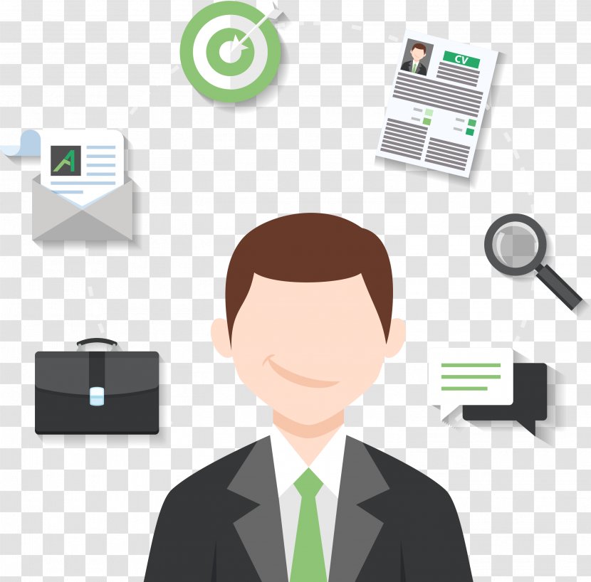 Project Management Business Customer Account Manager - Recruiter - Personalized Vector Transparent PNG
