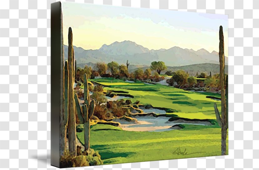Golf Course Painting Gallery Wrap Clubs Transparent PNG