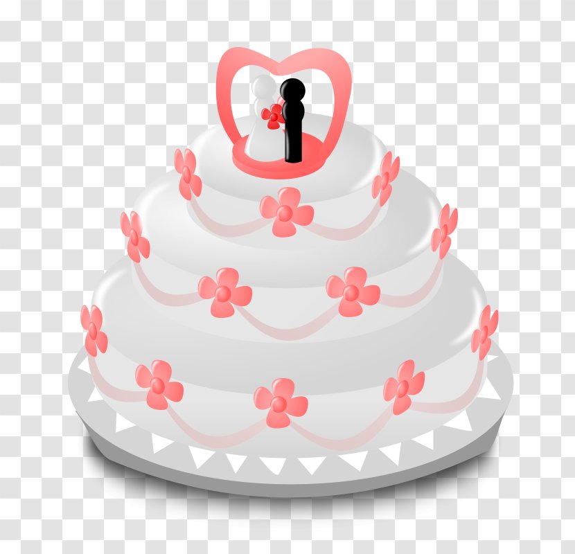 Wedding Invitation Cake White Clip Art - Torte Transparent PNG