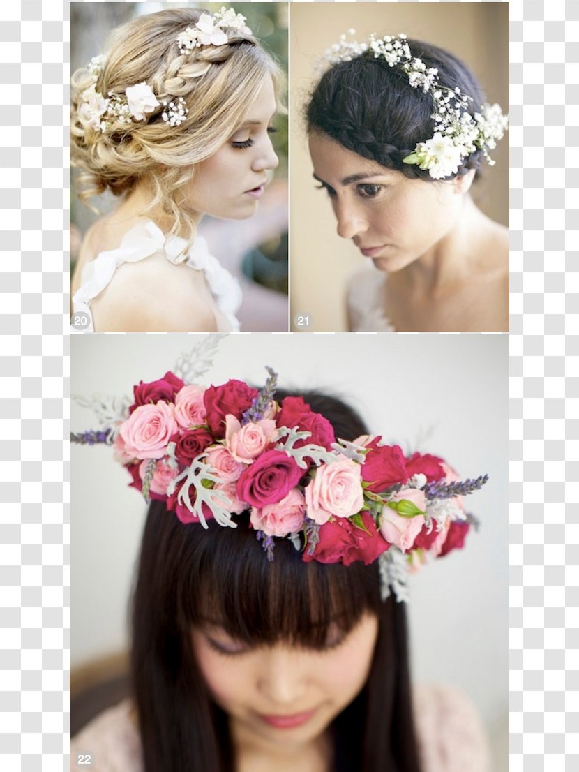 Wreath Flower Rose Crown Floral Design - Hair Tie Transparent PNG