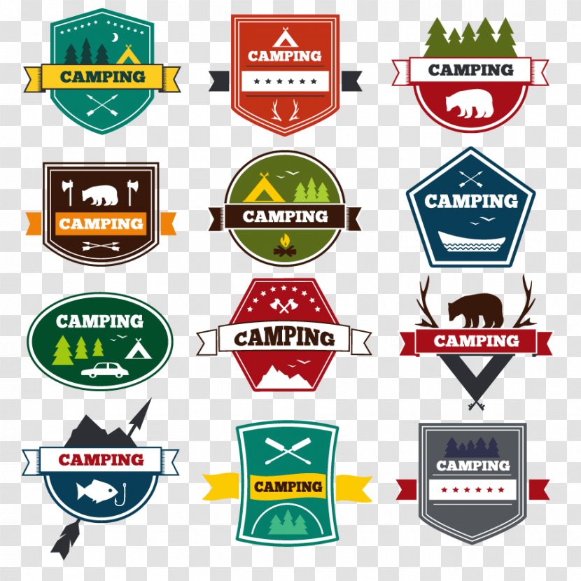 Logo Camping Outdoor Recreation National Park - Badge - Vector OEM Tips Transparent PNG