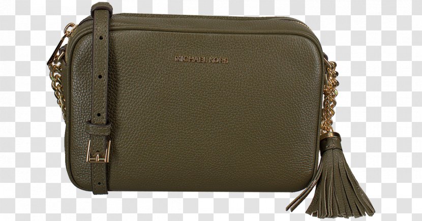 MICHAEL Michael Kors Black Ginny Medium Cross Body Bag MK Messenger Bags Tasche Leather - Shoulder Transparent PNG