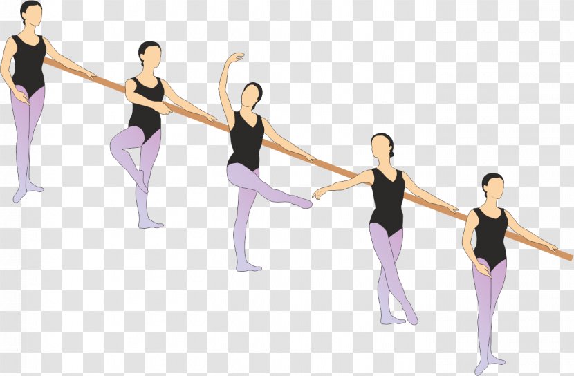 Ballet Dancer Barre Classical - Silhouette Transparent PNG