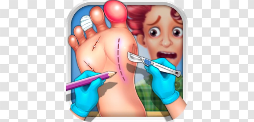 Surgeon Simulator Foot Surgery - Frame - Medical Feet Cliparts Transparent PNG