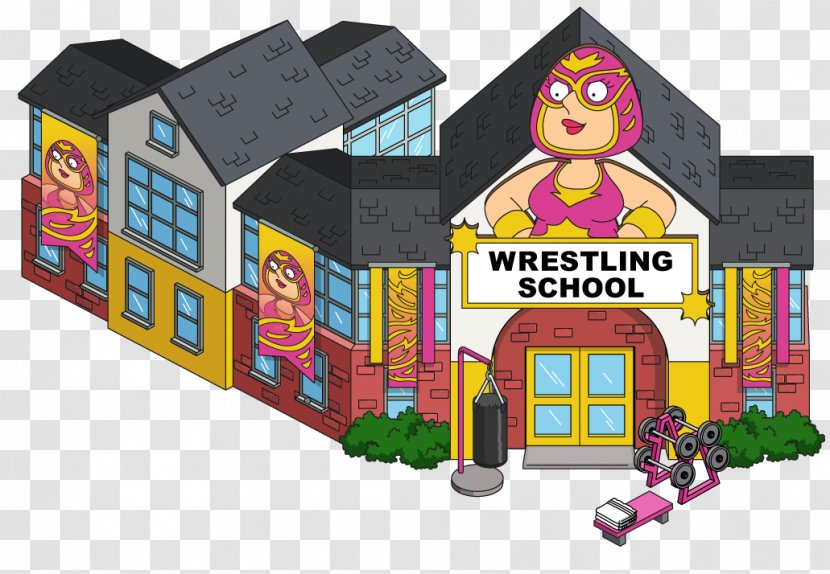 Family Guy: The Quest For Stuff Meg Griffin WrestleMania Building Thumbnail - Hunter Hearst Helmsly - Guy Transparent PNG