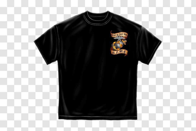 T-shirt United States Marine Corps Marines Sleeve Ghost Gang - Logo Transparent PNG