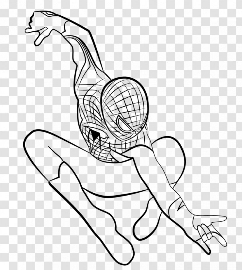 The Amazing Spider-Man Venom Line Art Drawing - Tree - Spider-man Transparent PNG