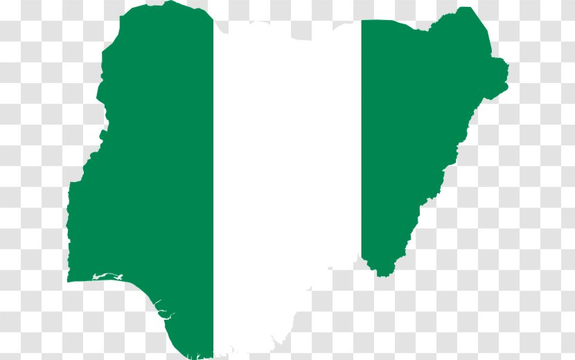 Flag Of Nigeria Map Wikimedia Commons - Foundation Transparent PNG