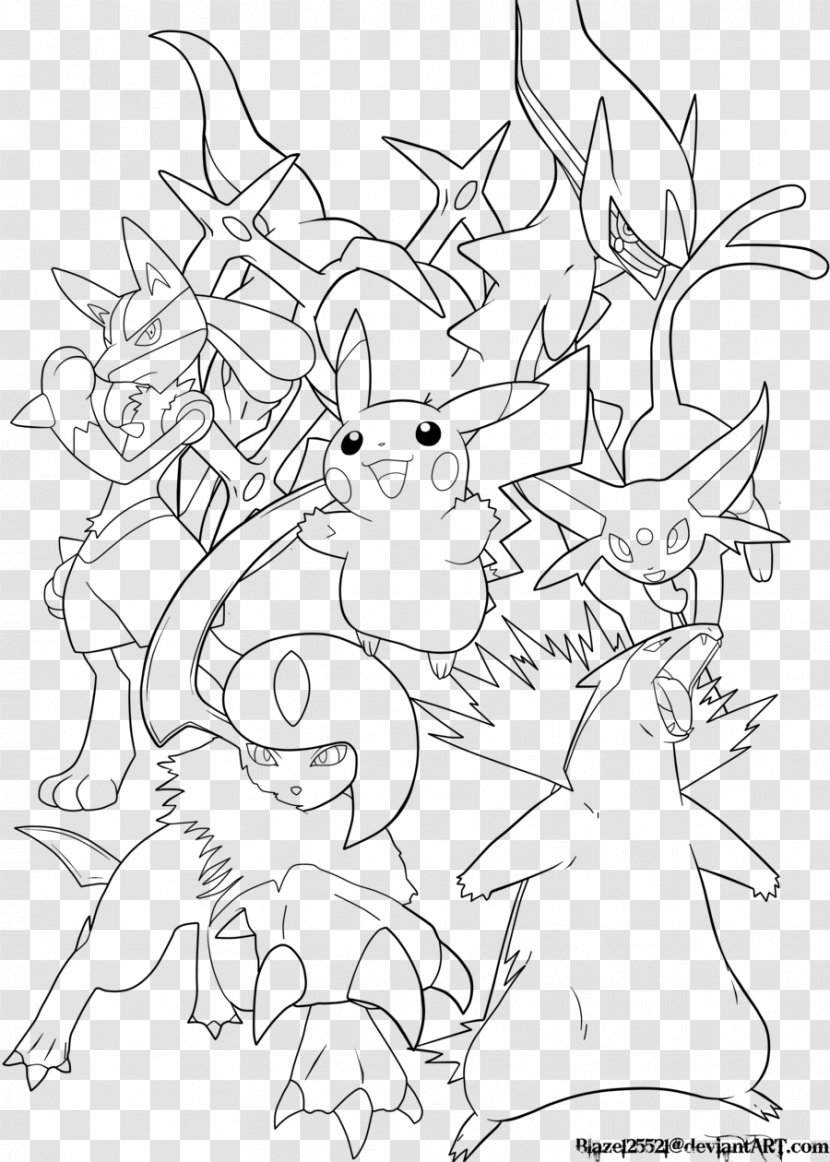 Floral Design Drawing Visual Arts /m/02csf - Fictional Character - Pokemon Team Transparent PNG