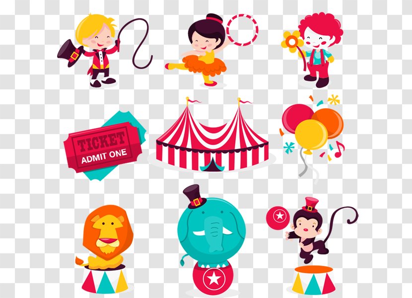 Circus Royalty-free Character Illustration - Cartoon - Happy Transparent PNG