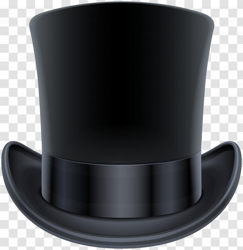 Top Hat Party Clip Art - Black Transparent PNG