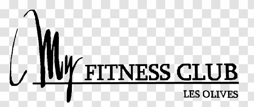 Logo Line Brand Angle Font - Black And White - Fitness Template Transparent PNG