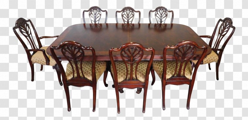 Table Dining Room Chair Matbord Furniture Transparent PNG