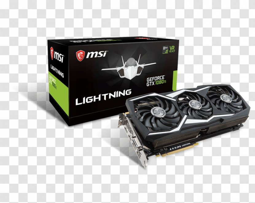 Graphics Cards & Video Adapters RGB Backlit Gaming High-end Card GeForce GTX 1080Ti LIGHTNING Z NVIDIA 1080 Ti Founders Edition - Computer Component - Lockers Transparent PNG