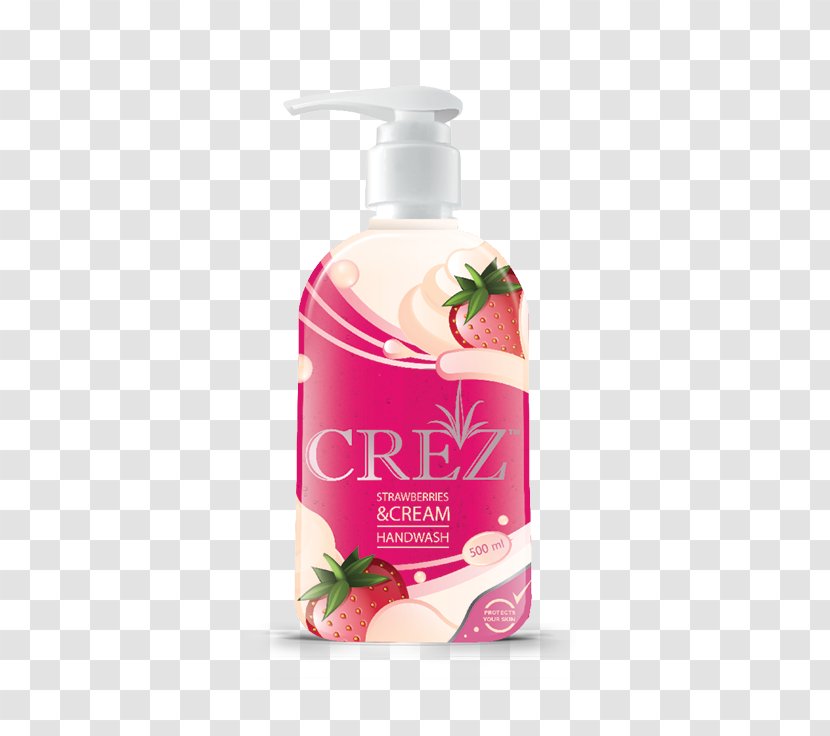 Lotion Cream Hand Washing Oil Liquid - Strawberry Transparent PNG