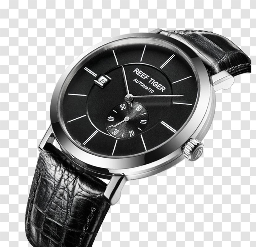 Watch Quartz Clock Leather Chronograph - 1 6 Scale Tiger Transparent PNG