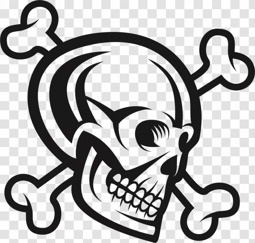 Skull And Crossbones Vector Graphics Piracy Image - Headgear Transparent PNG