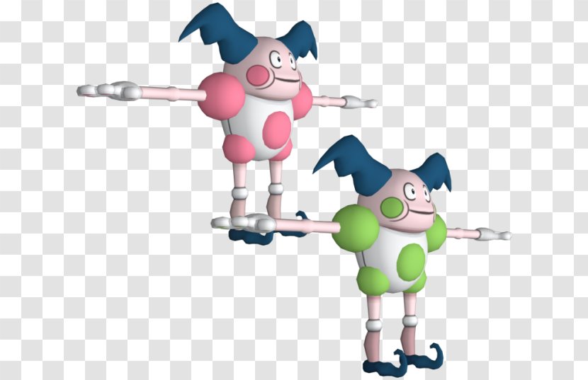 Mr. Mime Artist Jr. 3D Modeling FBX - 3d Computer Graphics - Fbx Transparent PNG