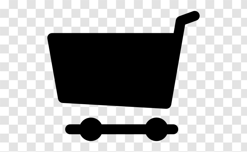 Clip Art - Shopping - Black And White Transparent PNG