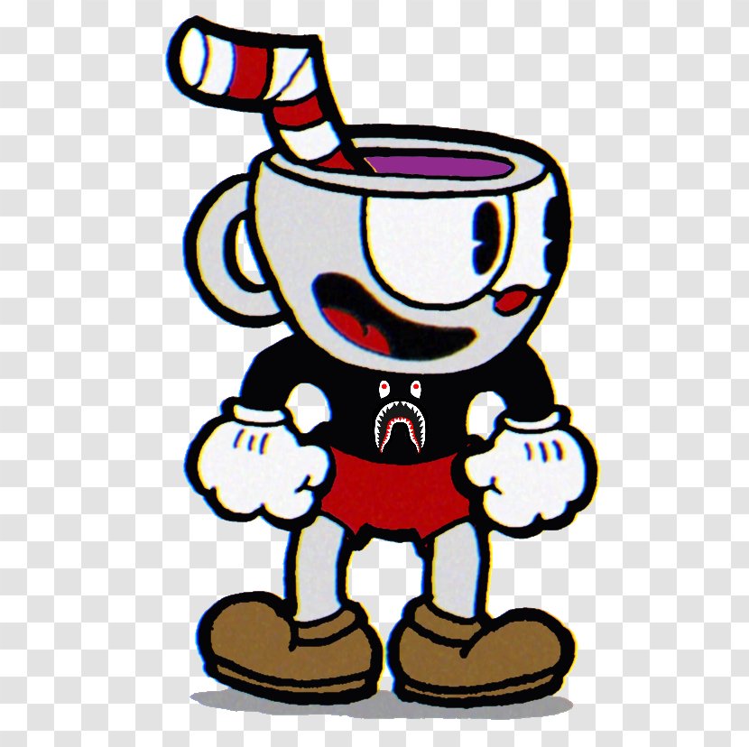 Cuphead Character Protagonist Video Game Roblox - Artwork - Supreme Cartoon Transparent PNG