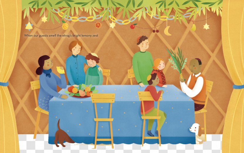 Christmas Illustration - Human Behavior - Family Gathering Transparent PNG