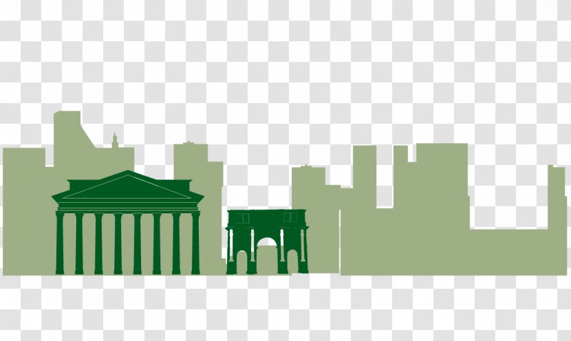 Landscape Architecture Silhouette - Text - Green Building Abroad Transparent PNG