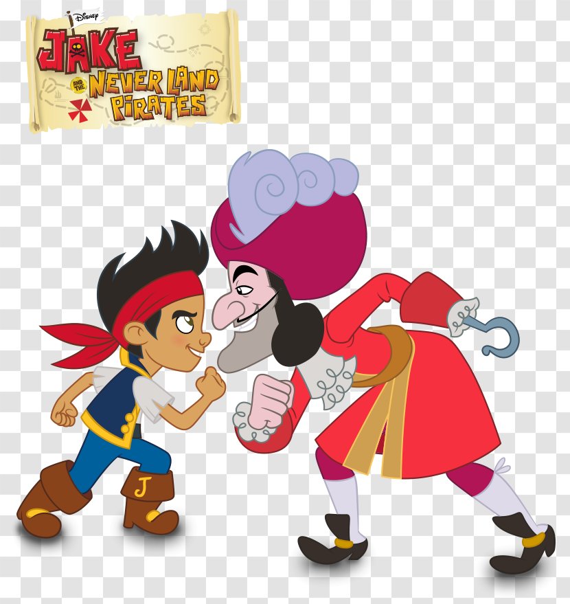 Captain Hook Peter Pan Smee Neverland Piracy - Cartoon Transparent PNG