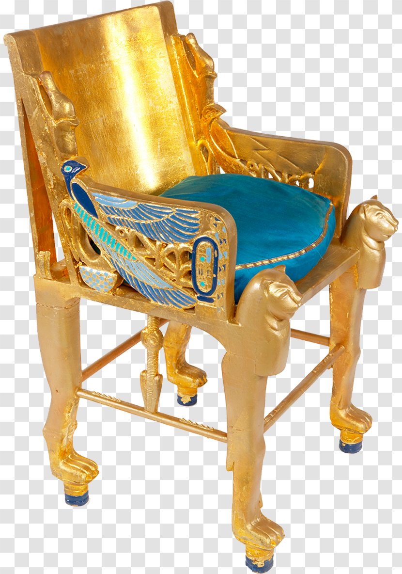 Chair Ancient Egypt Seat Throne - Golden Emperor Pictures Transparent PNG