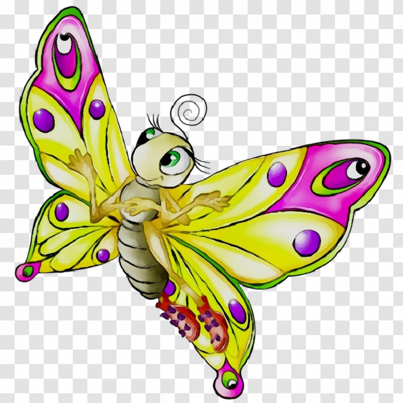 Butterfly Clip Art Image Cartoon - Brushfooted Transparent PNG