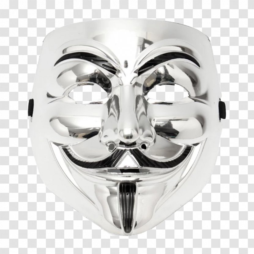 V For Vendetta Guy Fawkes Mask Costume Party Transparent PNG