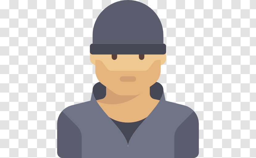 Emoji Theft Icon - Facial Hair - Hat Man Transparent PNG