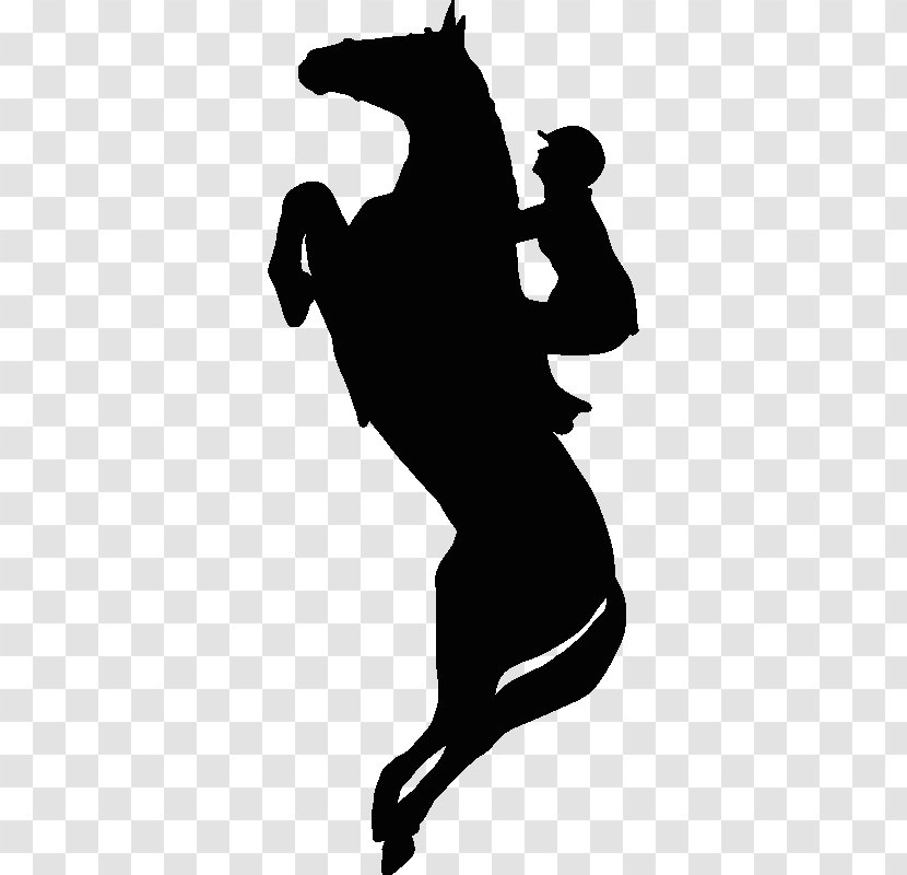 Horse Black Silhouette White Clip Art - M Transparent PNG