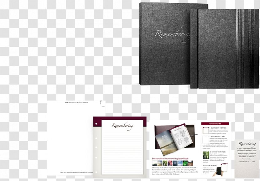 A Life Remembered: Celebration Of Guest Book: Funeral Book Guestbook Photo-book - Brand Transparent PNG